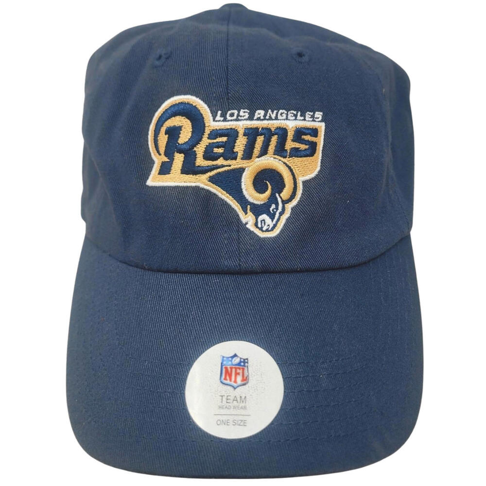 Los Angeles Rams Adjustable 'Team Apparel "Dad" Hat w/ 2016 Logo Navy Blue